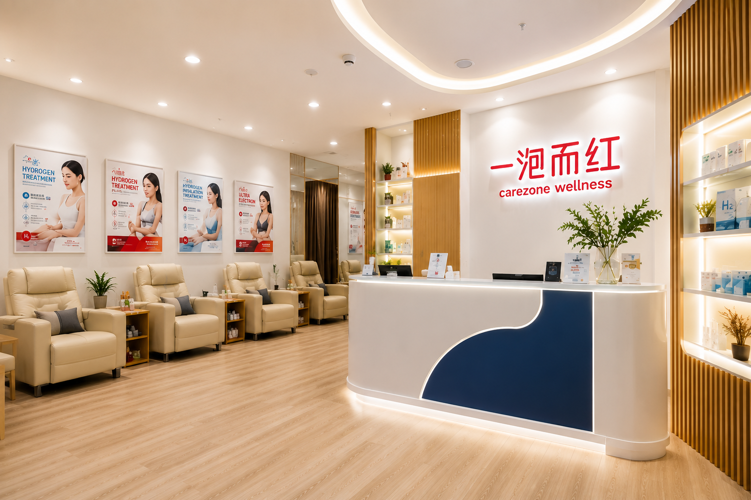 Carezone Wellness modern and comfortable wellness centre