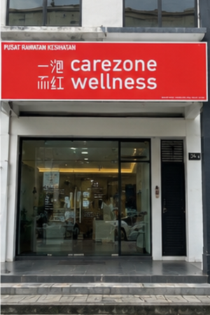 Carezone Wellness Kepong branch storefront