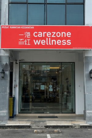 Carezone Wellness Setia Indah Johor Bahru branch storefront