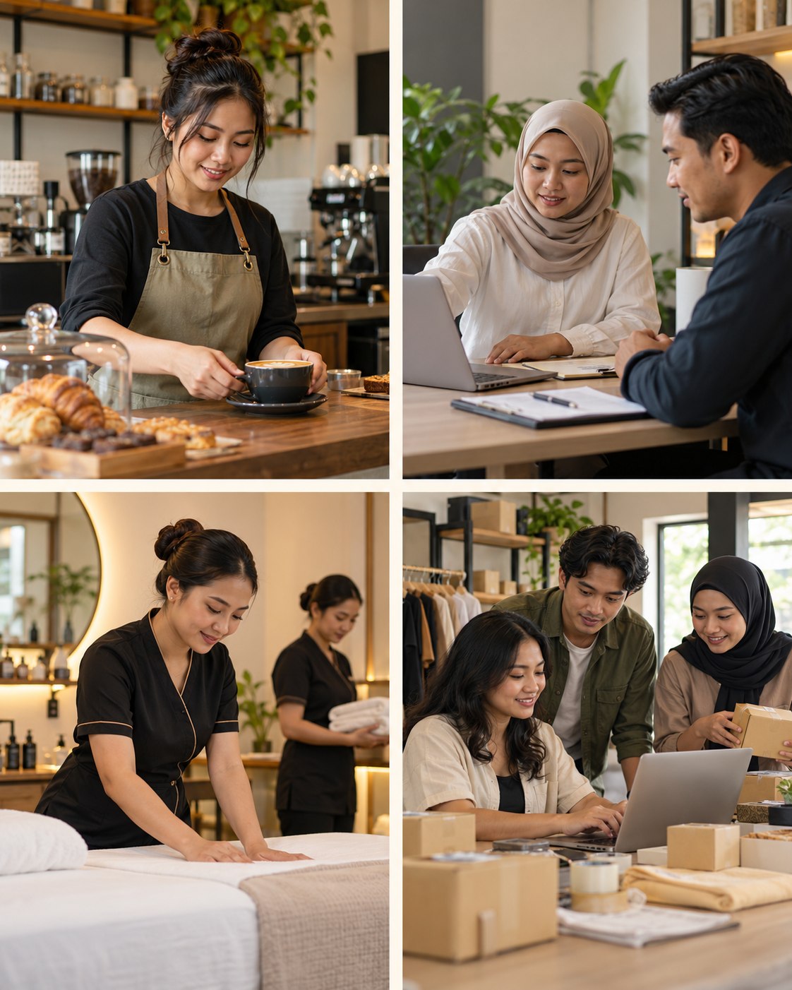 Examples of Malaysian retail, professional, wellness and growing online businesses