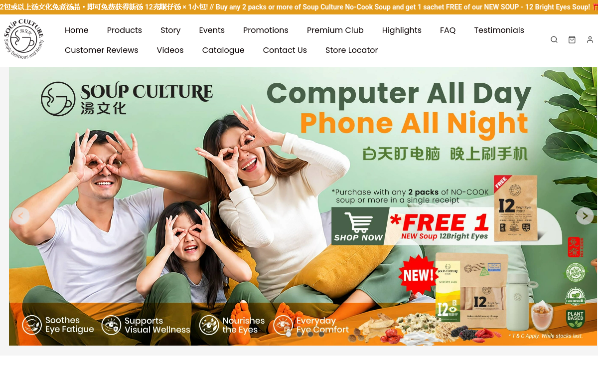 Soup Culture website preview